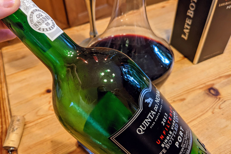 Sediment In Port Wine Bottle