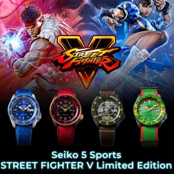 Seiko 5 Sports Street Fighter Limited Edition Lineup