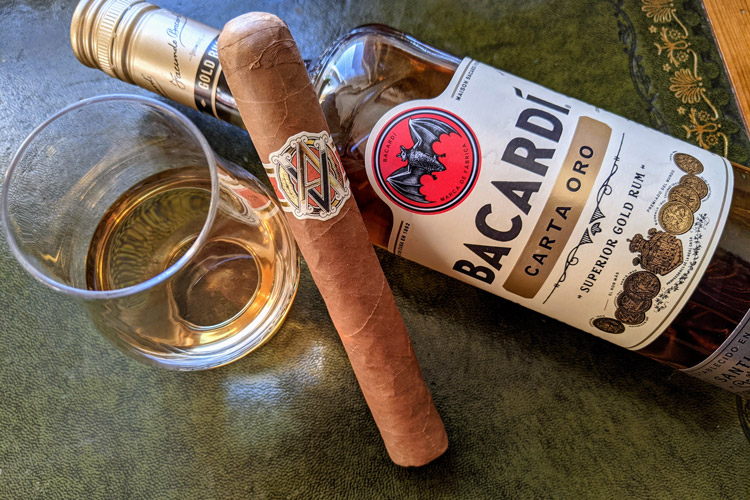 Bacardi Carta Oro Rum & Avo Cigar