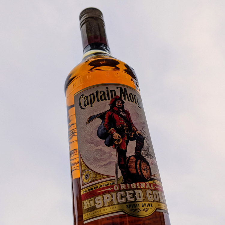 Captain Morgan Spiced Gold Rum Sky Background