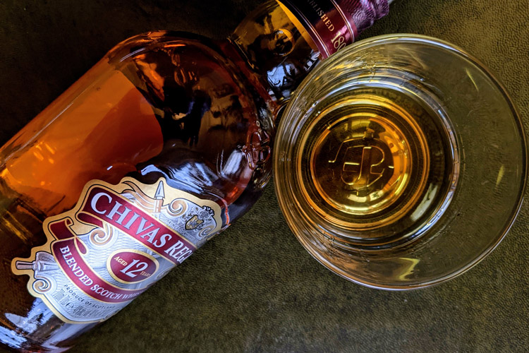 Chivas Regal 12 Scotch Whisky & Glass