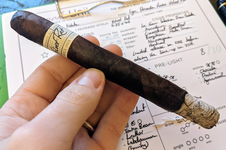 Drew Estate Liga Privada Serie Unico Velvet Rat Cigar First Third