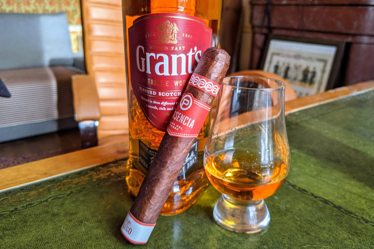 Grant's Triple Wood Scotch Whisky & Plasencia Cigars