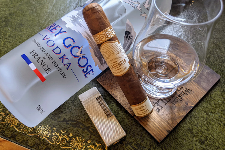 Grey Goose Vodka & Plasencia CIgar