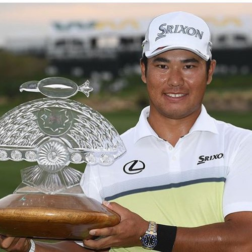 Hideki Matsuyama wearing Rolex Submariner
