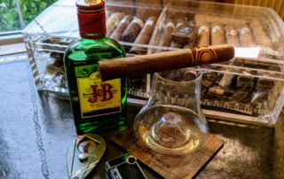 J&B Blended Scotch Whisky & Cigar Humidor