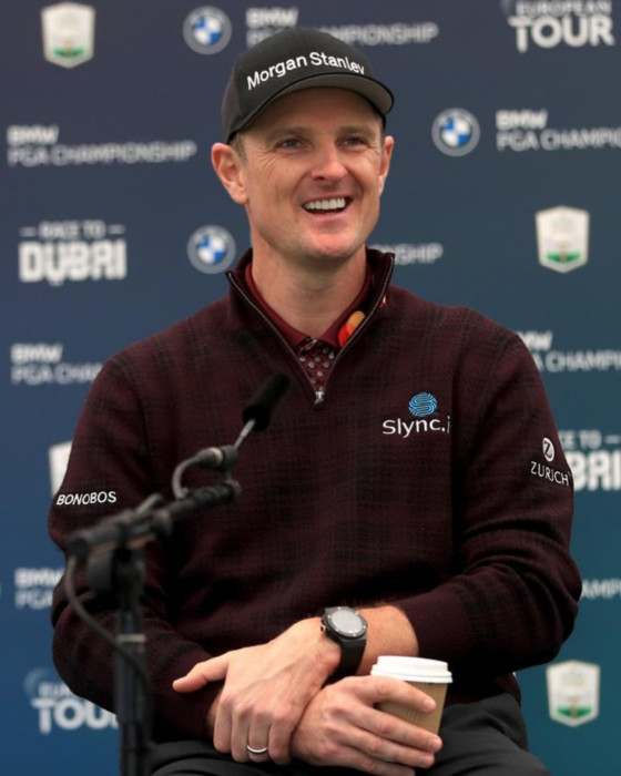 Justin Rose wearing Hublot Big Bang