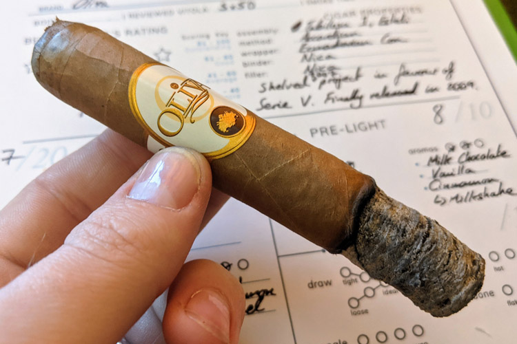 Oliva Connecticut Reserve Cigar Burn Quality