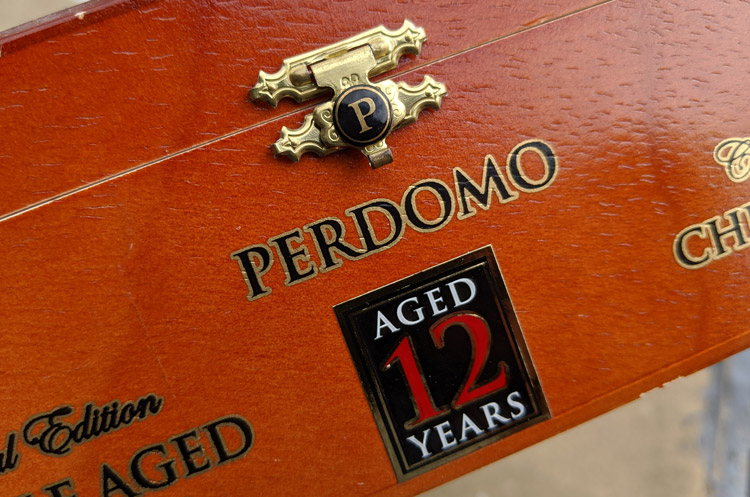 Perdomo Doubled Aged 12 Years Vintage Connecticut Cigar Box Lock