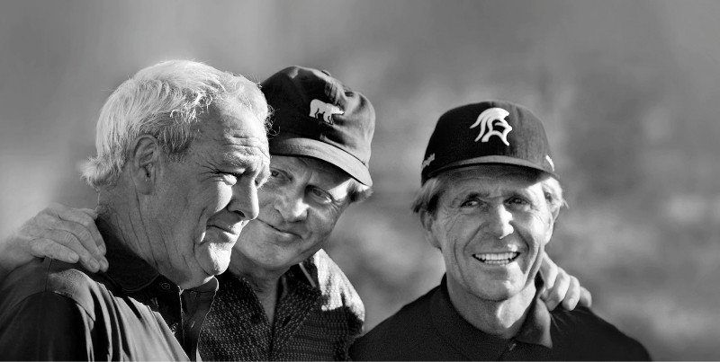 The Big Three - Arndold Palmer, Jack Nicklus and Gary Player