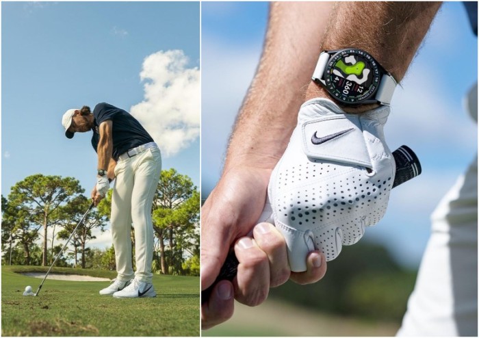 Tommy Fleetwood wearing Tag Heuer Connected Golf