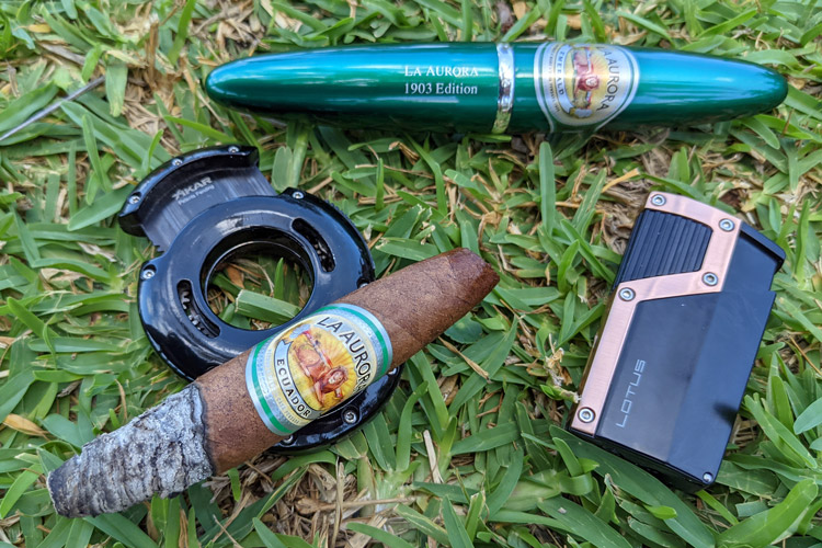 La Aurora 1903 Emerald Cigar First Third