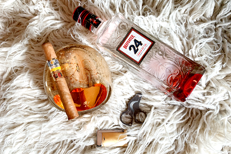 Beefeater-24-Cohiba-Cigar-Pairing-Ashtray-Lighter-Cutter
