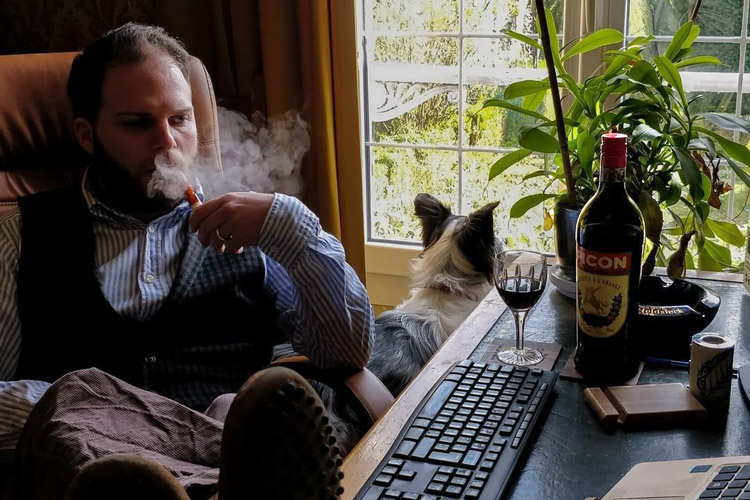 Drinking Picon Biere