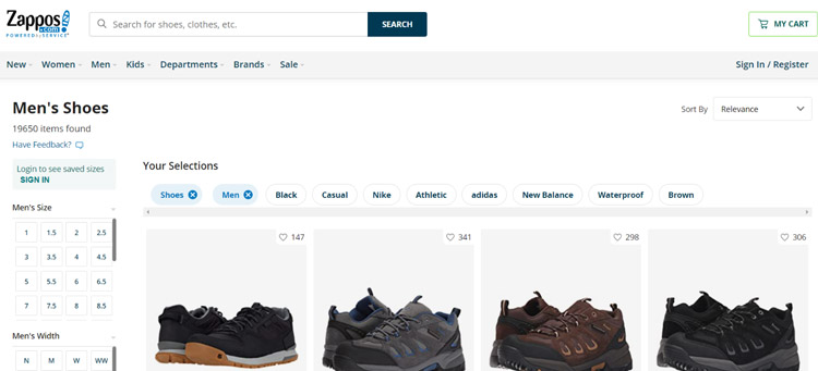 All Zappos Men's Shoes