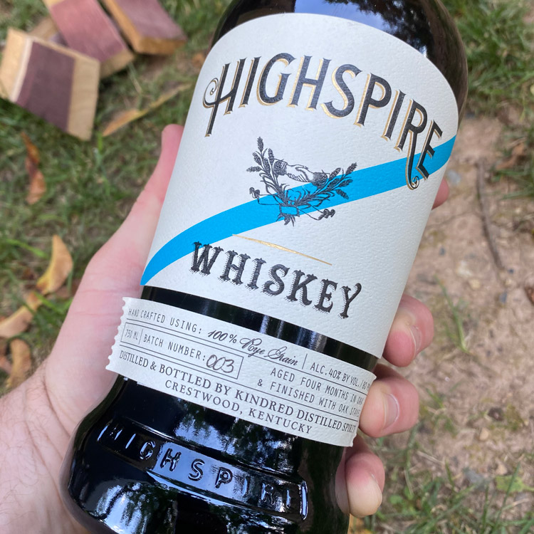 Highspire Rye Whiskey Square