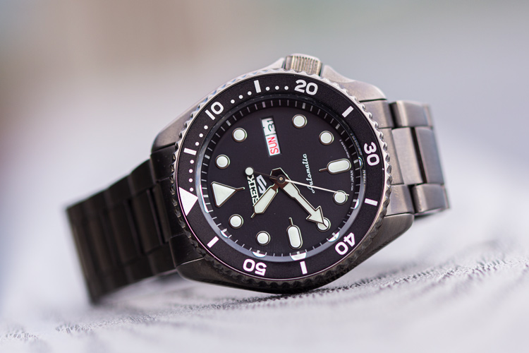 Seiko SRPD65 Black PVD Diver Watch