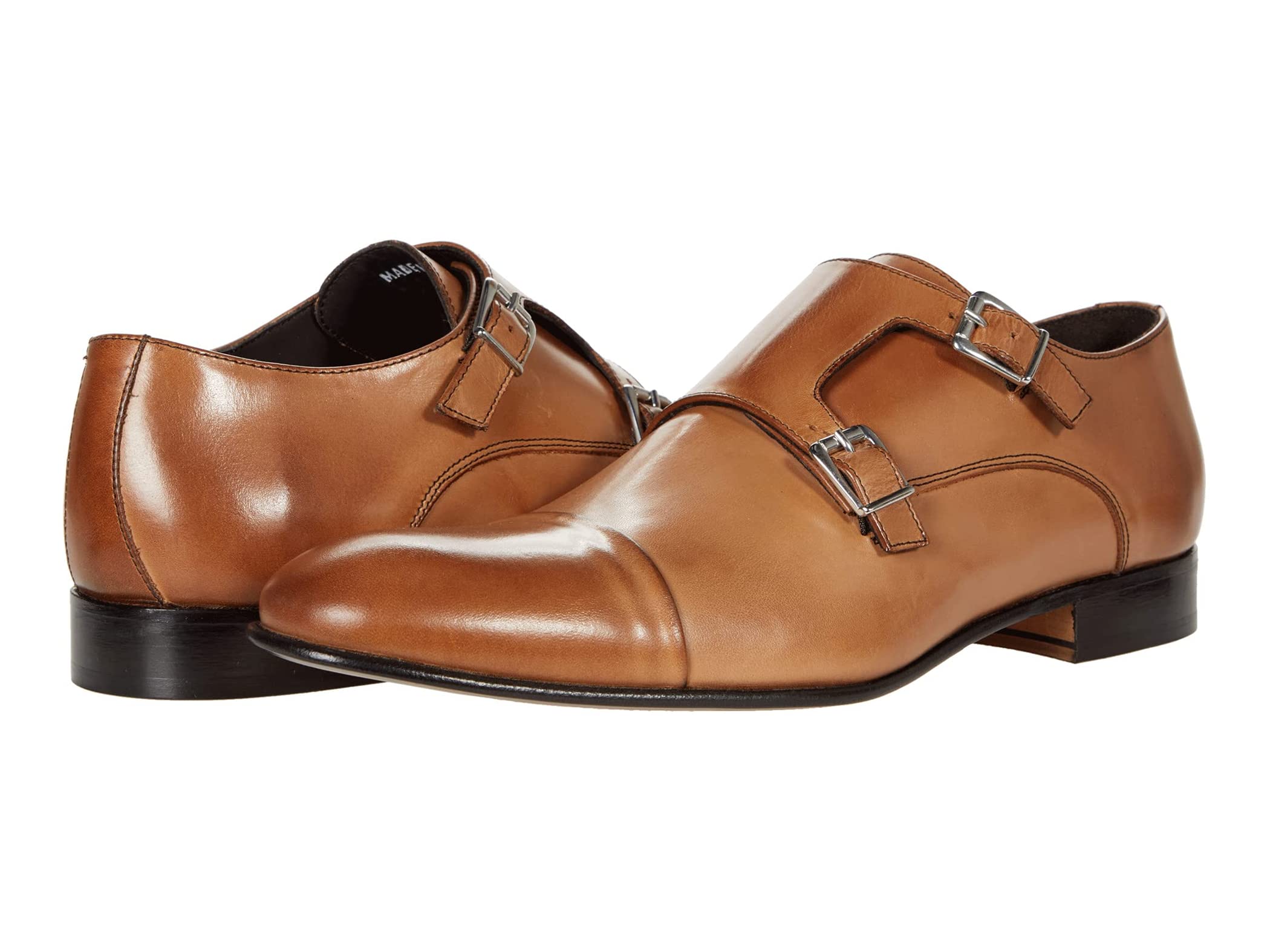 Massimo Matteo Italian Double Monk Shoes
