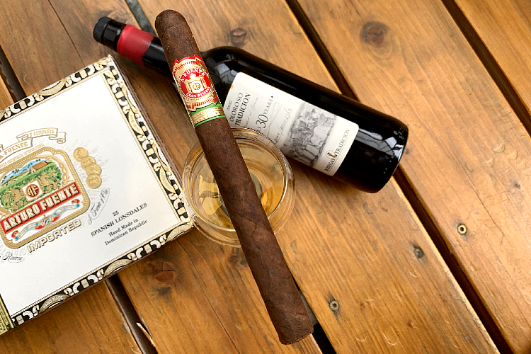 Arturo-Fuente-Spanish-Lonsdale-Maduro-Sherry-Pairing
