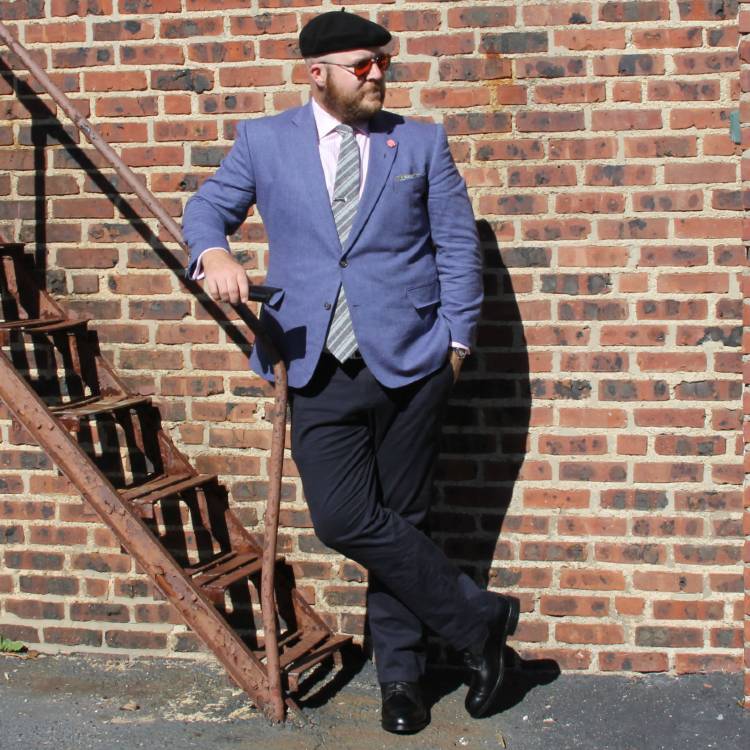 Bespoke Unit's Paul Anthony Wearing Allen Edmonds Park avenue