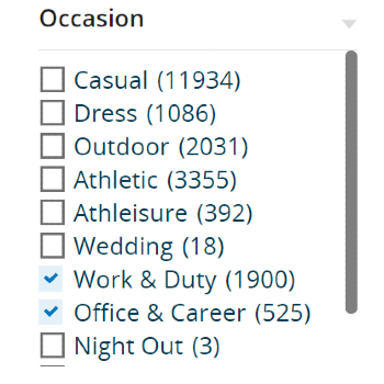 Zappos Shoes Filters For Work And Career