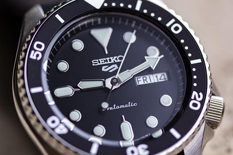 Black Dial Luminous Hour Indices On SBSA027