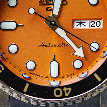 Orange Dial 5KX Sunray Details On SBSA009