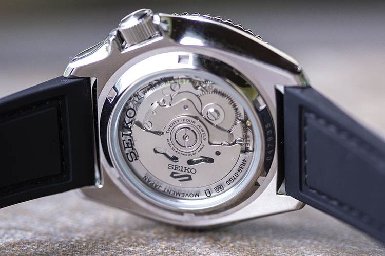 SRPE21 4R36 Seiko Movement Caseback