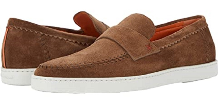 Sanotni Banker Suede Loafers 2