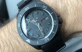 Seiko 5 Sports SBSA025 Blackout Dive Watch