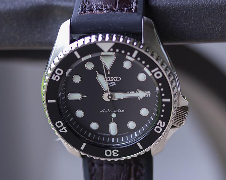 Seiko 5 Sports SRPE21 Black Dial Japan Movement