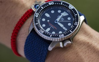 Seiko SKX007J Black Dial Steel Dive Watch Made In Japan