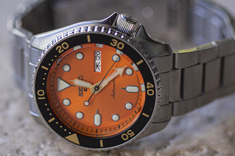 Stainless Steel Case Deatils On Seiko SBSA009