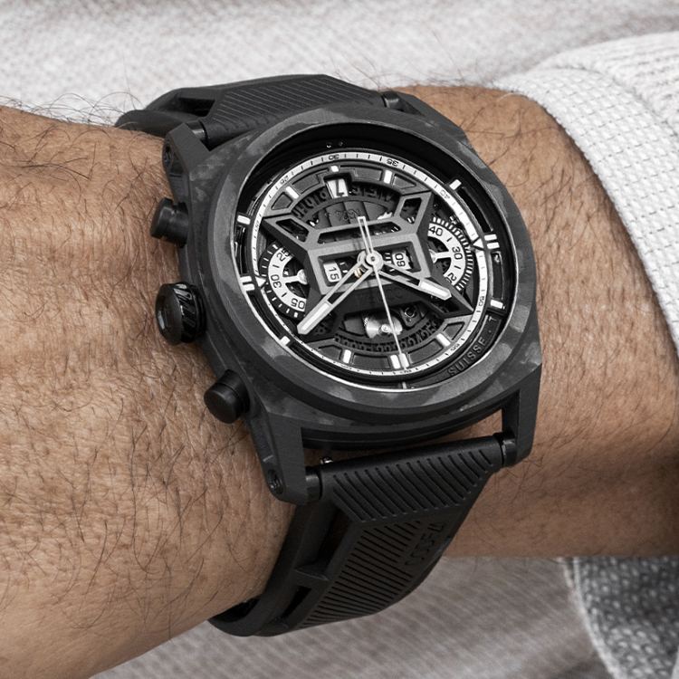 Swiss Brand CODE41 New Carbon Chronograph NB24