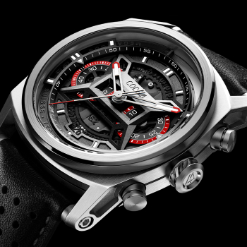 Titanium Case And Black Dial Option NB24 Chronograph