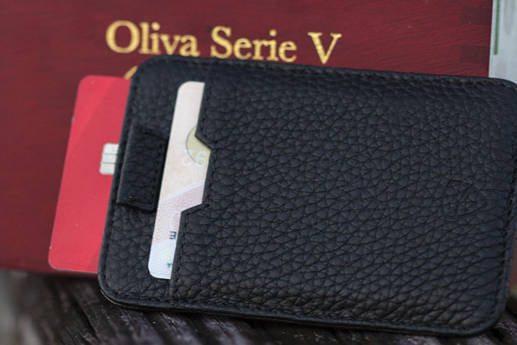 Black Leather Vaultskin Chelsea Ultra Slim Wallet