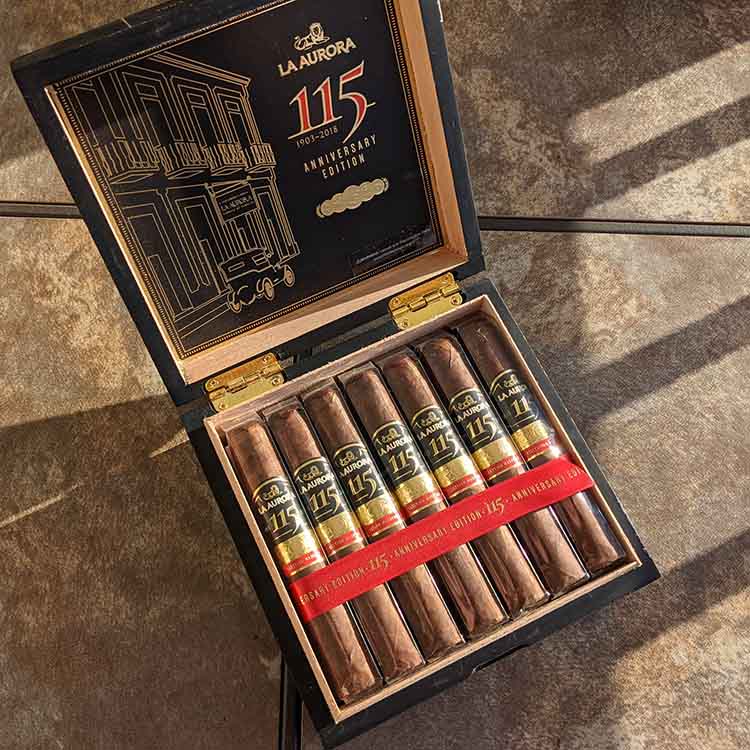 Box Of 20 La Aurora 115th Cigars