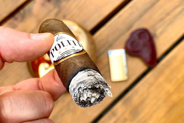 El-Politico-Cigar-Review-Burn-Ash