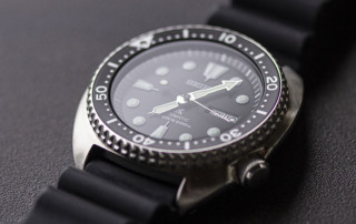 SRP777 Diver's Watch On Table