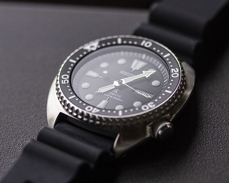 SRP777 Diver's Watch On Table
