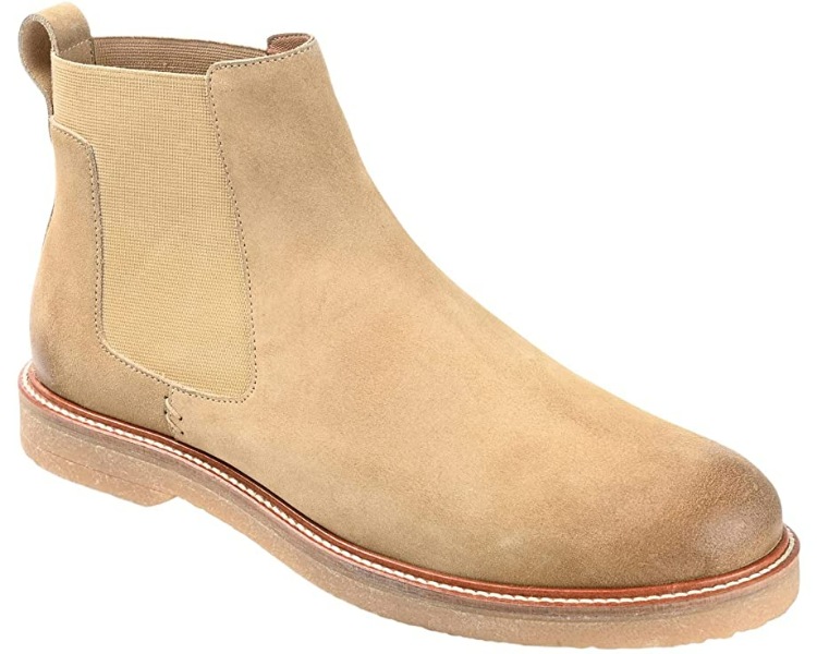 Thomas & Vine Cedric Suede Chelsea Boot w Crepe Sole