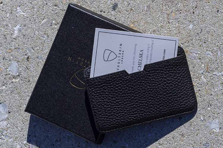 Packaging Of Vaultskin London Wallets