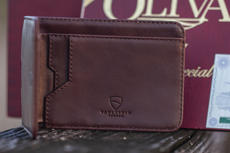 Vaultskin Manhattan Wallet RFID Protection In Brown Italian Leather
