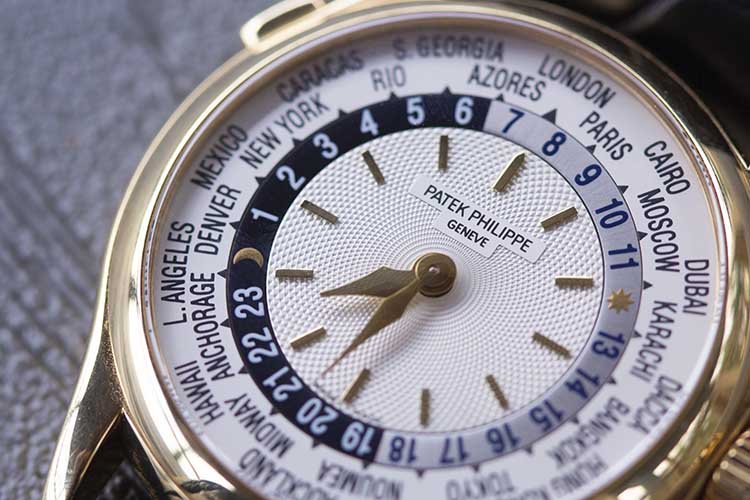 5110J Guilloche Dial Details Closeup