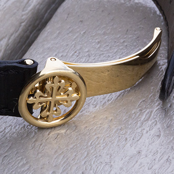 Patek Philippe Calatrava Cross Folding Clasp in 18K Yellow Gold