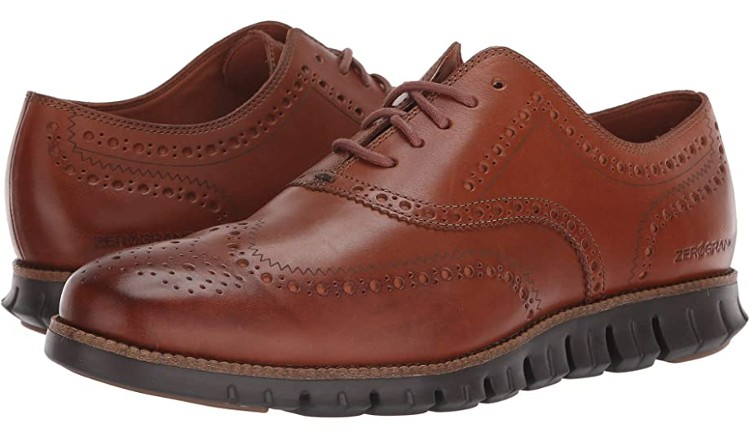 Zerogrand Wingtip Oxford Leather Brogues