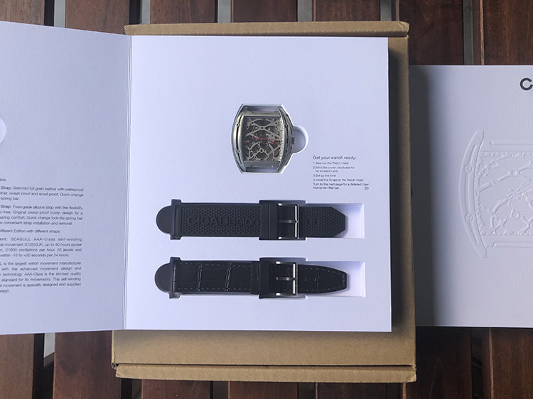CIGA Series Z Watch In Box Set with Two Straps