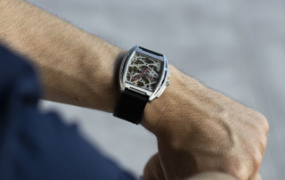 CIGA Series Z Watch On Wrist with Rubber Strap