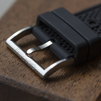 Steel Tang Buckle On Ciga Design Silicone Strap