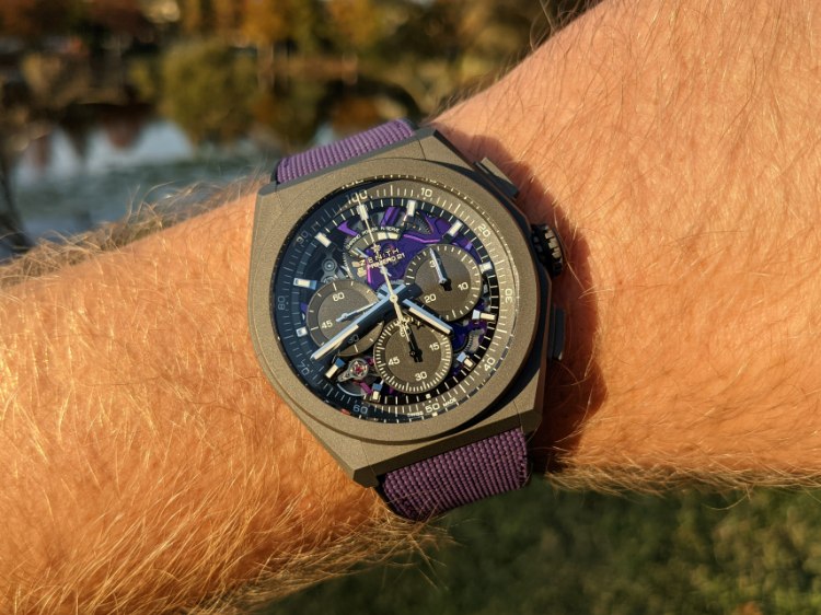 Zenith Defy Ultraviolet On Wrist